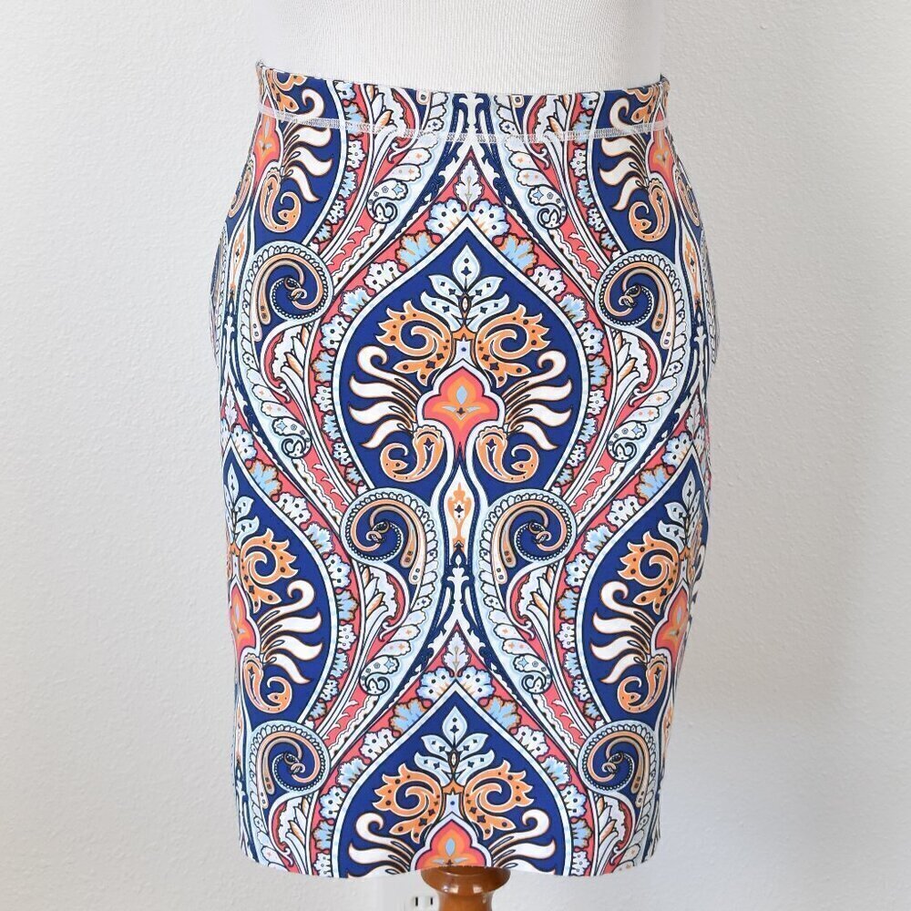 J. McLaughlin Reversible Halle Pencil Skirt - L - Picture 2 of 10